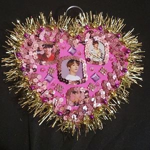 BTS Junkook Heart Holiday Hanging Decoration